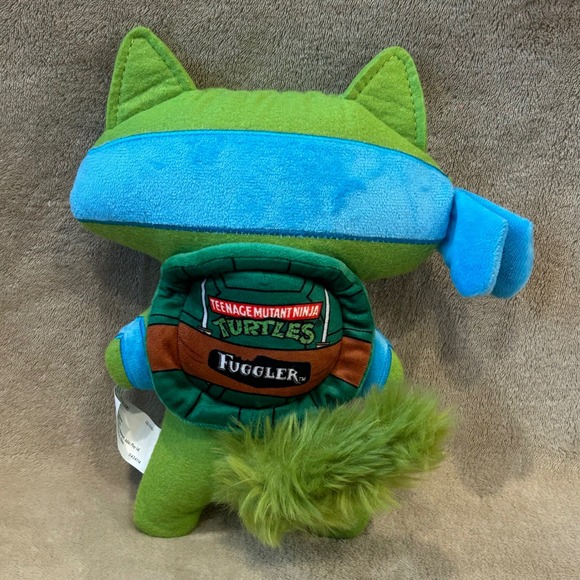 Fugglers x TMNT 9 Inch Limited Edition Plush of the character Leonardo - Picture 2 of 5